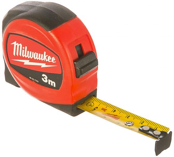 Ролетка MILWAUKEE Slimline 3м 16мм / 48227703 Ролетка MILWAUKEE Slimline 3м 16мм / 48227703